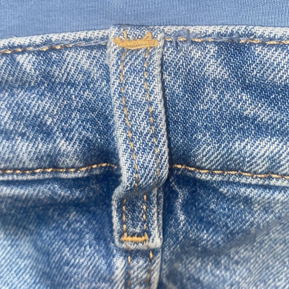 MATERNITY MOM JEANS SZ M BLUE DENIM - Picture 12 of 16